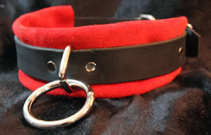 leather choker suede 